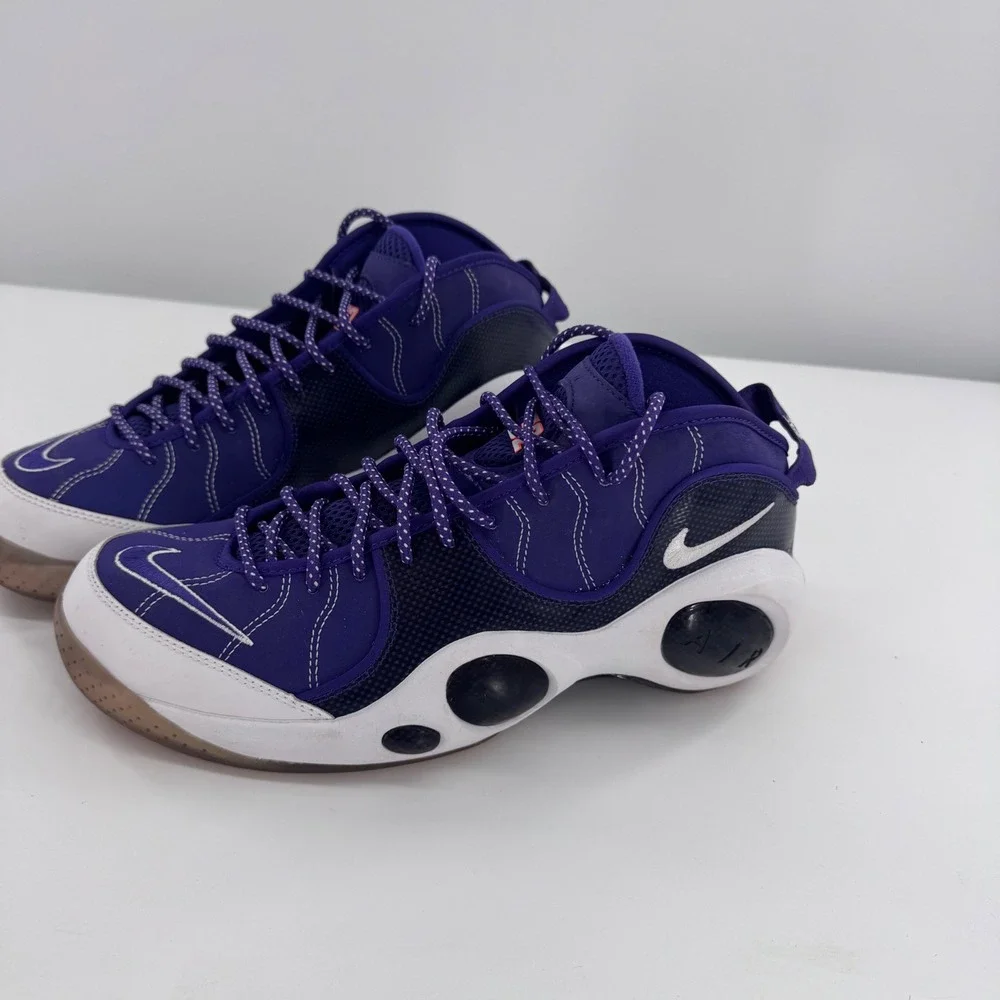 Nike Air Zoom Flight‎ 95 Jason Kidd Phoenix Suns Mens Size 11 Purple 574724-500